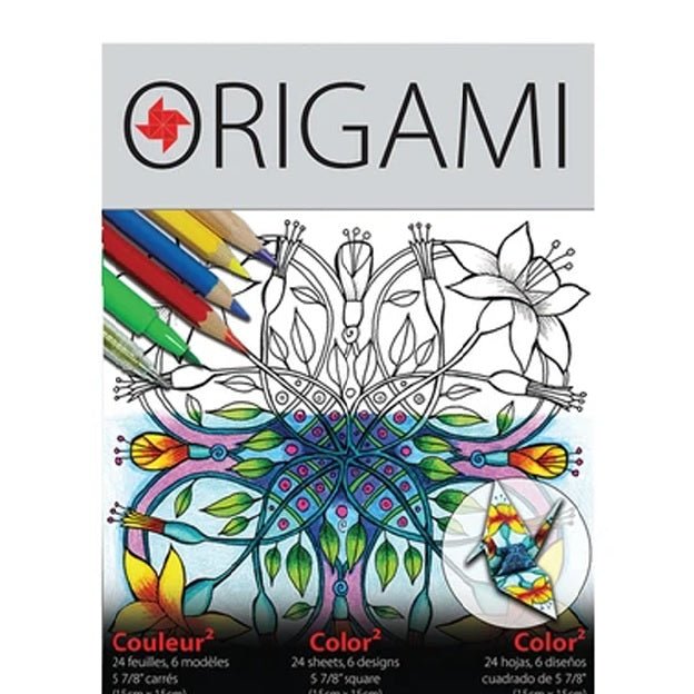 Yasutomo 4515 - Color2 Original Origami Paper 5-7/8 inch - 24 Sheet Pack - merriartist.com
