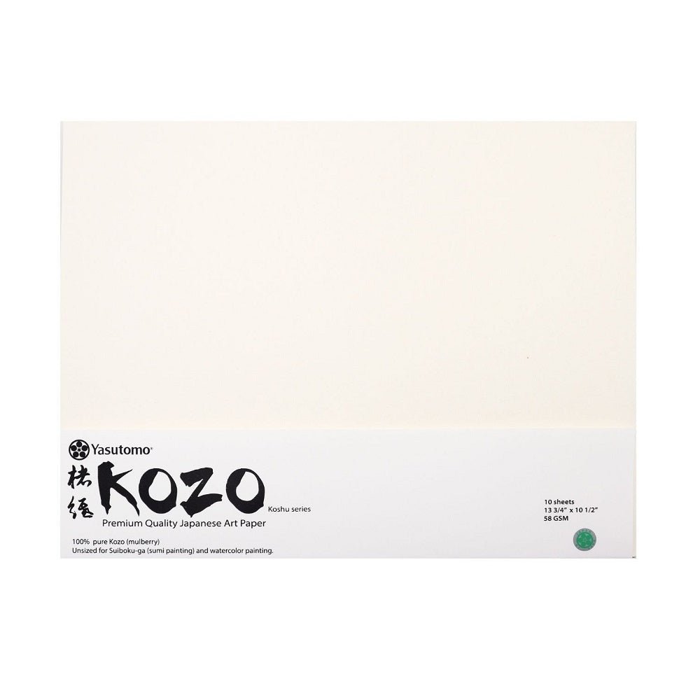 Yasutomo Kozo Paper 10.5 inch X 13.75 inch - 10 Sheets - merriartist.com
