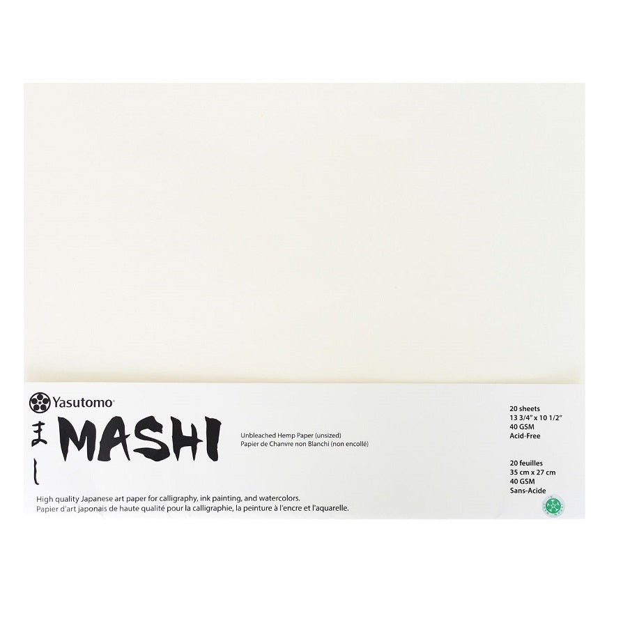 Yasutomo Mashi Paper 13.75 inch x 10.5 inch - 20 Sheets - merriartist.com