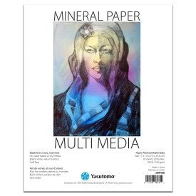 Yasutomo Mineral Paper Pad - 20 sheets - 11x14 inch - merriartist.com