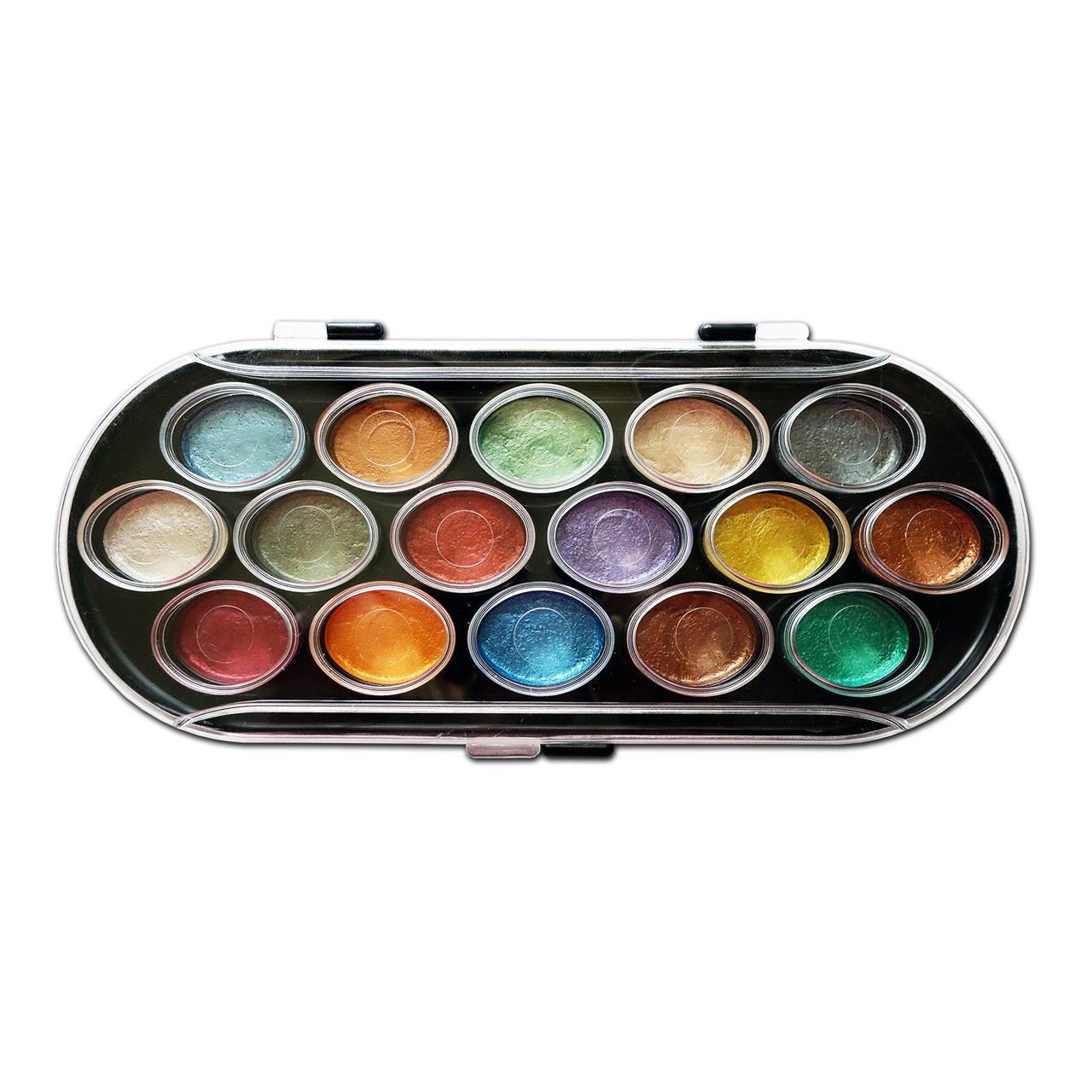 Yasutomo Niji Pearlescent Watercolor Set - 16 Color - merriartist.com