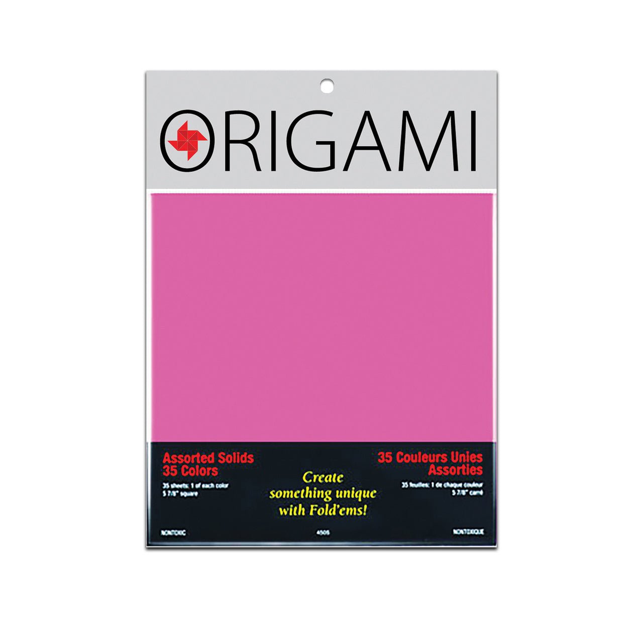 Yasutomo Origami Paper 5 7/8 inch - 35 Sheets Assorted Solid Colors - merriartist.com