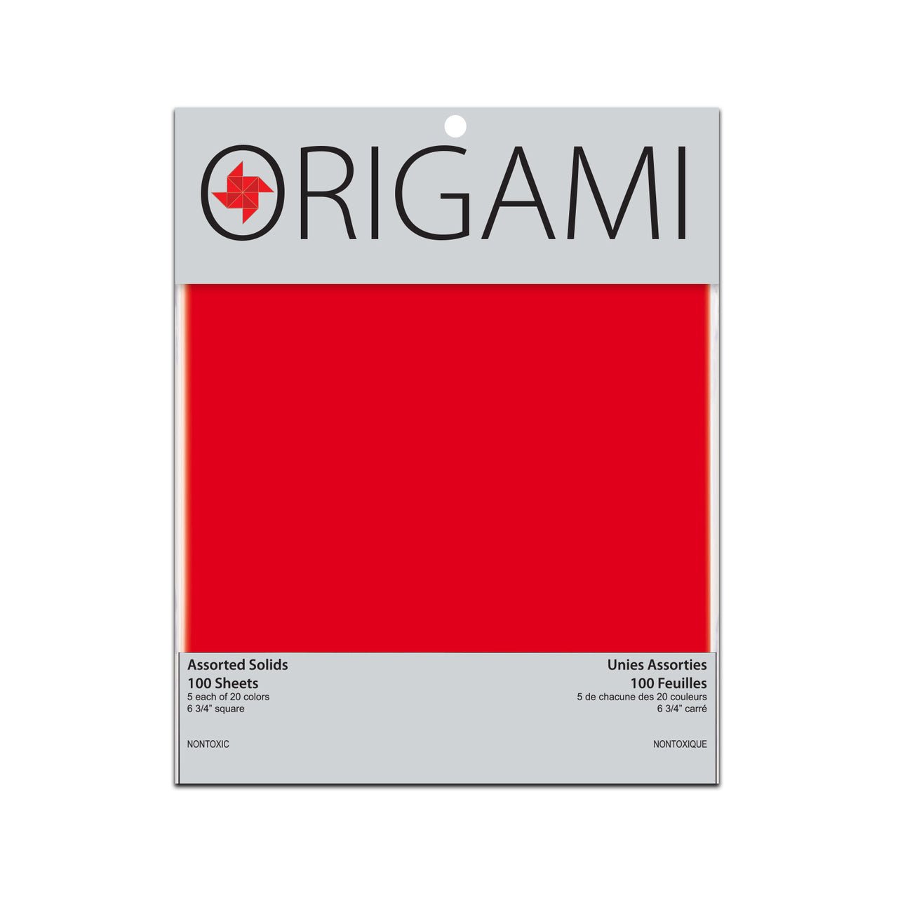 Yasutomo Traditional Origami Paper 6 3/4 inch Assorted Colors 100 Pack - merriartist.com