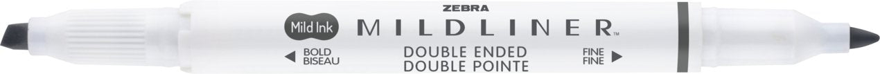 Zebra Mildliner Creative Marker - Dark Grey - merriartist.com