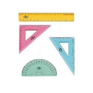 Triangles, Triangular Scale Rulers and Protractors