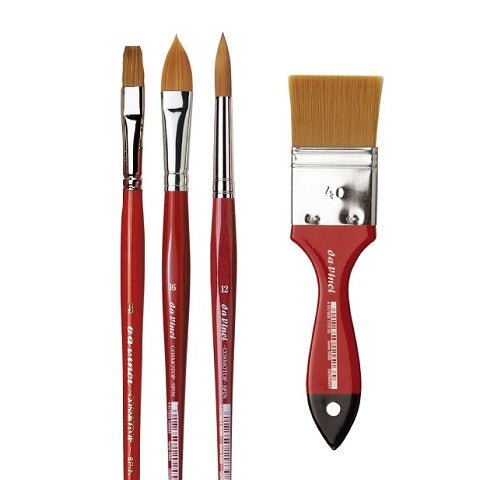 da Vinci Cosmotop Spin Synthetic Brushes - merriartist.com