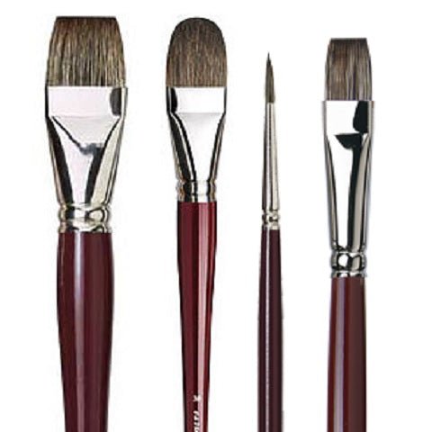 da Vinci Russian Black Sable (Fitch) Oil Brushes - merriartist.com