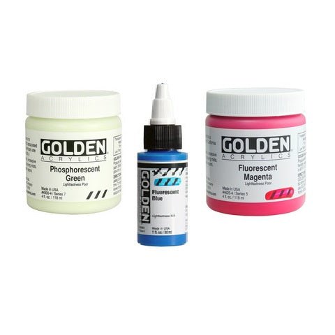 Fluorescent and Phosphorescent Paints - merriartist.com