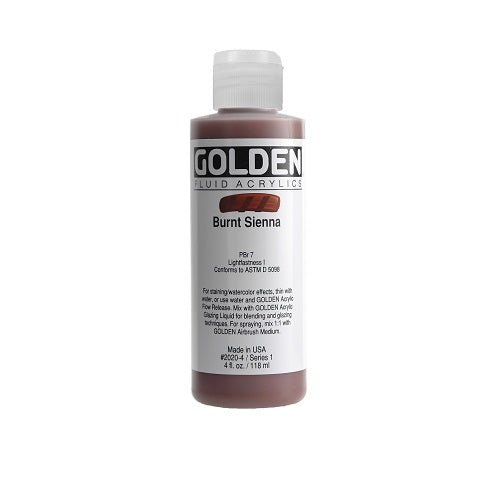 Golden Fluid Acrylics in 4 Ounce Bottles - merriartist.com