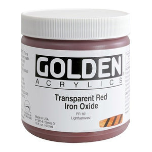 Golden Heavy Body Acrylics in 16 ounce jars