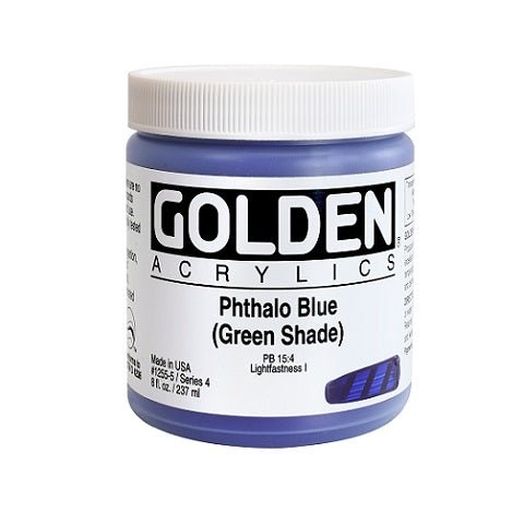 Golden Heavy Body Acrylics in 8 Ounce Jars - merriartist.com