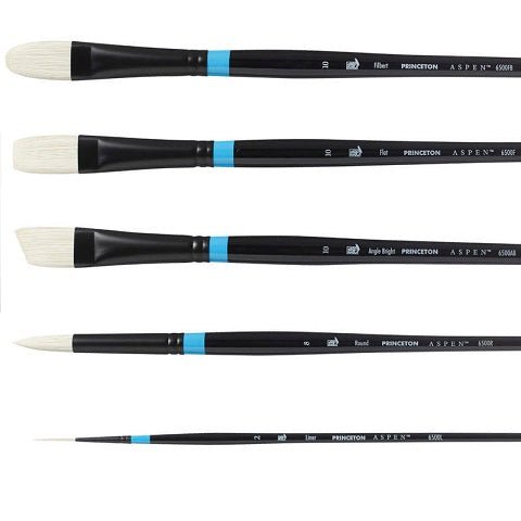 Princeton 6500 Aspen Oil Painting Brushes - merriartist.com