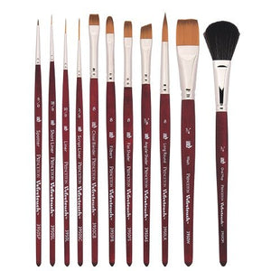 New York Central Oasis Synthetic Premium Brushes - Elite Professional  Watercolor Brushes for Artists, Painting, Students, Studios, & More! -  [Round - Size #12] 