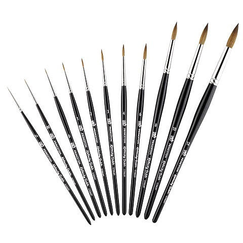 Princeton Series 7050 Kolinsky Sable Watercolor Brushes - merriartist.com