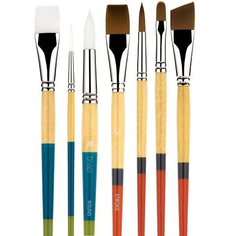 Princeton Snap! Short Handled Brushes - merriartist.com