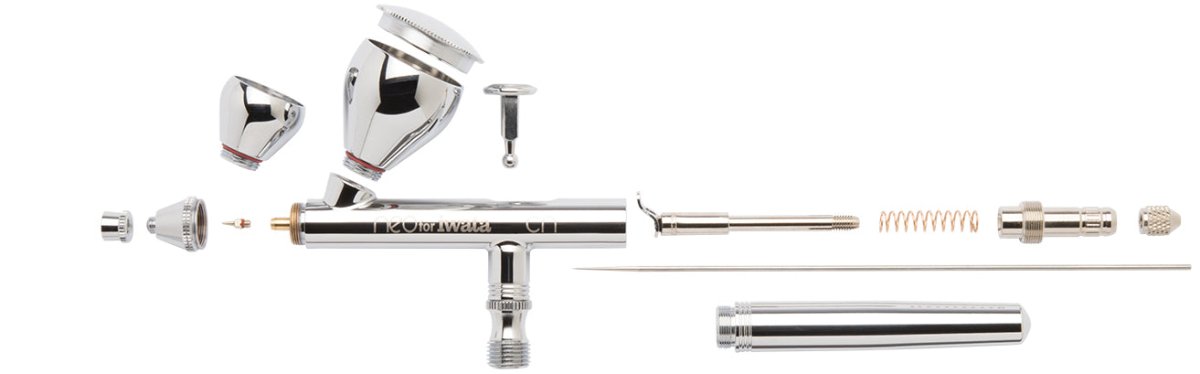 Replacement Parts for the Iwata Neo CN Airbrush - The Merri Artist - merriartist.com