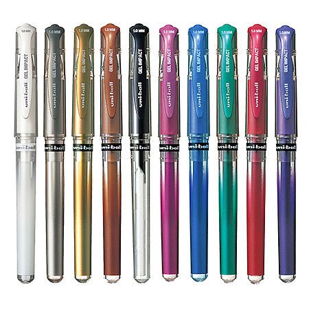 Uniball Signo Gel Impact Pens - The Merri Artist - merriartist.com