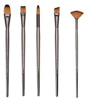 Zen S43 All Media Long Handled Synthetic Brushes