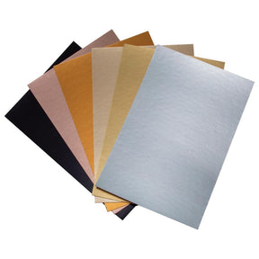 Tim Holtz Idea-Ology Cardstock Pad 6"X9"  24 Sheets - Metallic Classics (4 ea of 6 colors)