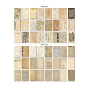 Tim Holtz Idea-Ology Backdrops Double-Sided Cardstock 6"X10" Pack of 24 - Volume 4