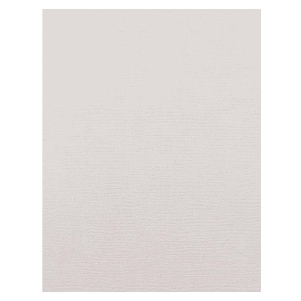 Craft Perfect Weave Textured Classic Card 8.5"X11" - Pack of 10 - Misty Grey