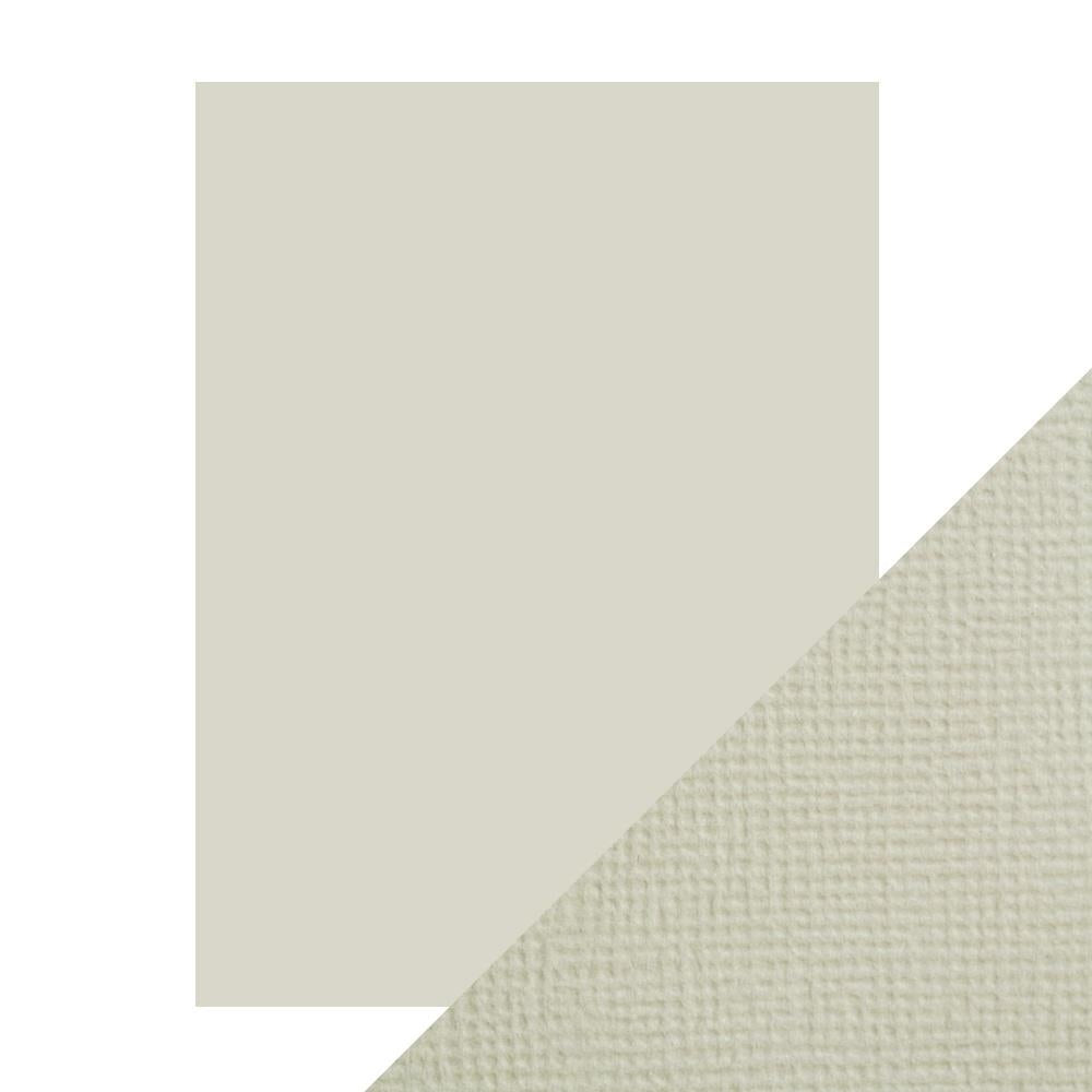 Craft Perfect Weave Textured Classic Card 8.5"X11" - Pack of 10 - Oyster Grey