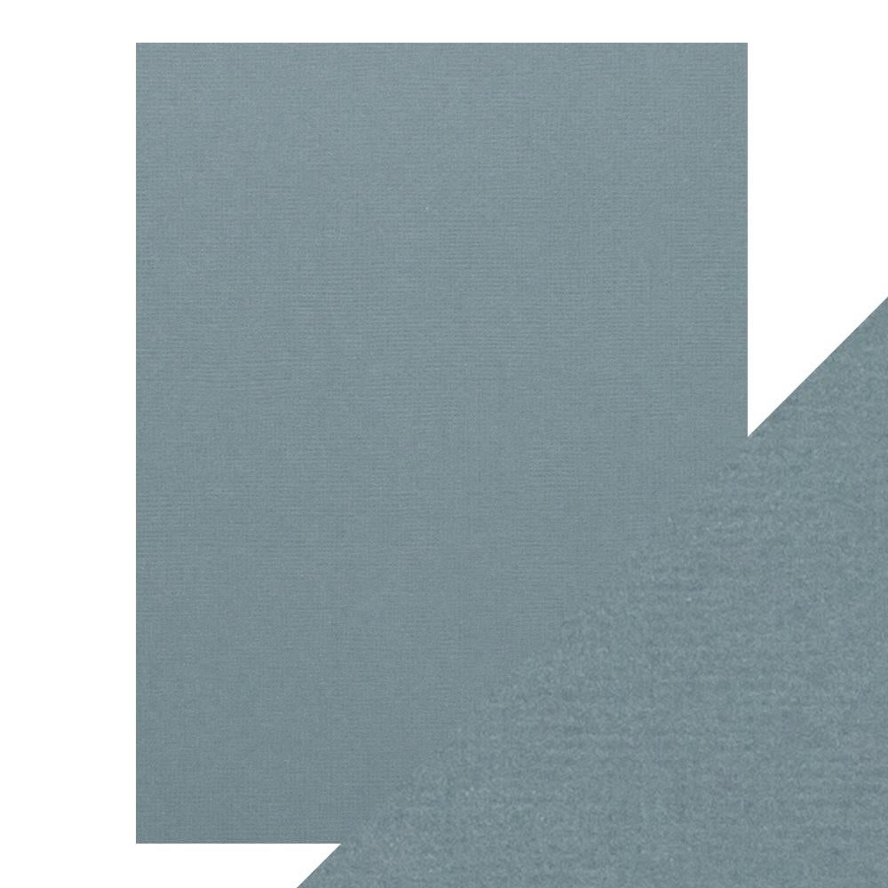 Craft Perfect Weave Texture 80lb Cardstock 12"X12" Pack of 5 - Denim Blue