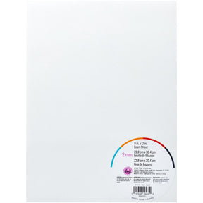 CousinDIY Foam Sheet 9"X12" 2mm - White