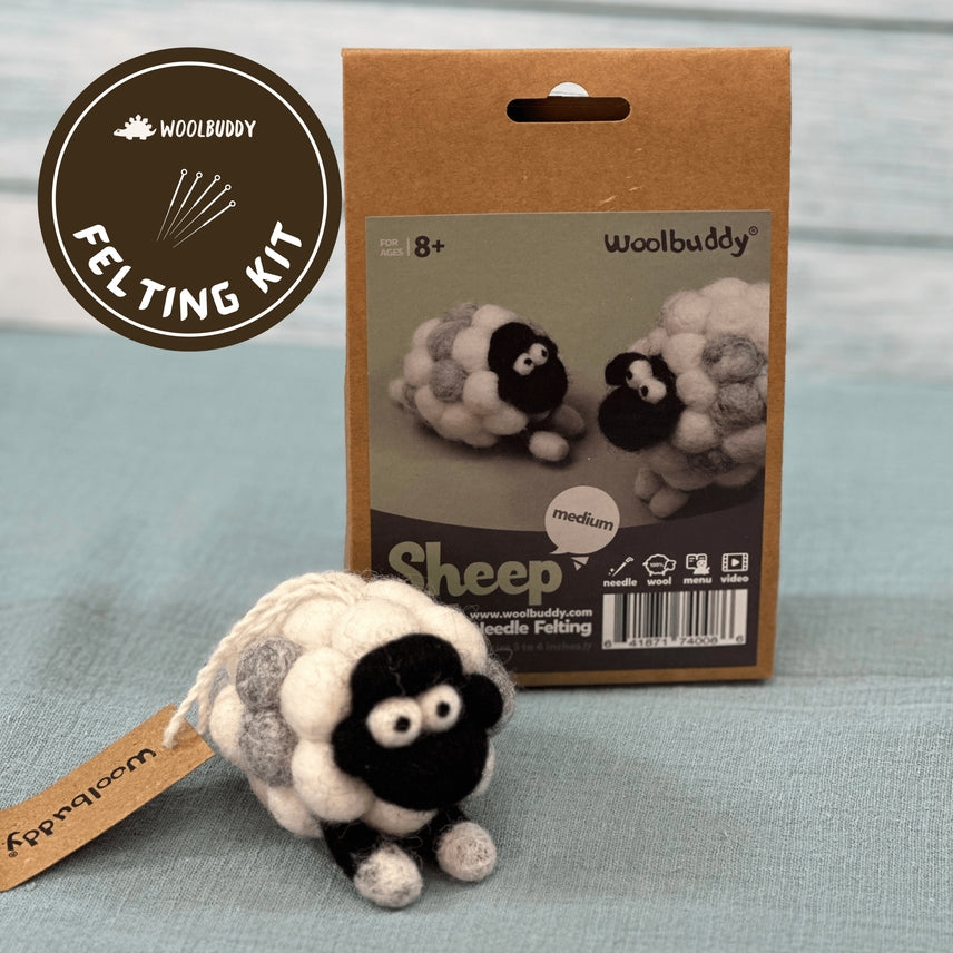 Woolbuddy Needle Felting Sheep Kit