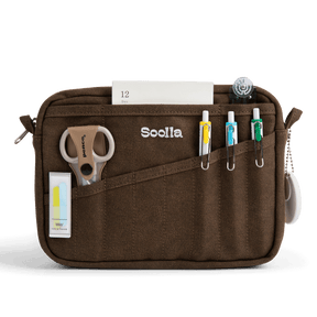 Soolla - Soolla® Studio Pouch, Coffee Bean (Stationery Pouch)