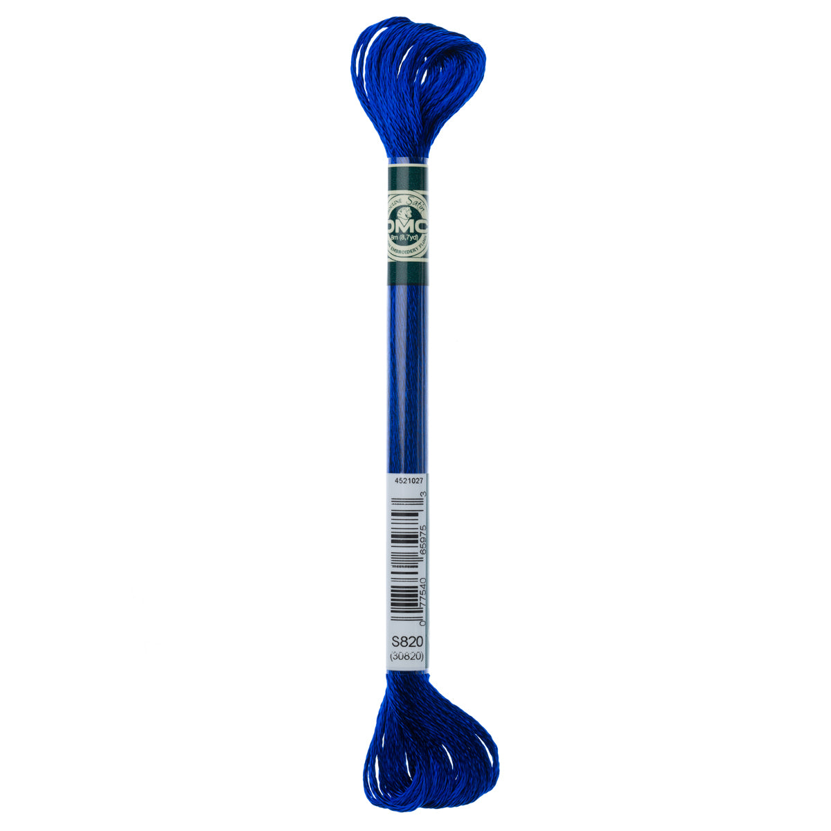 DMC Satin Floss 8.7yd - S820 Deep Royal Blue