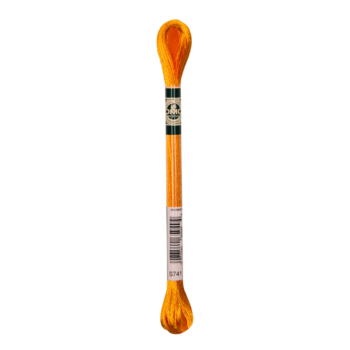 DMC Satin Floss 8.7yd - S741 Medium Tangerine