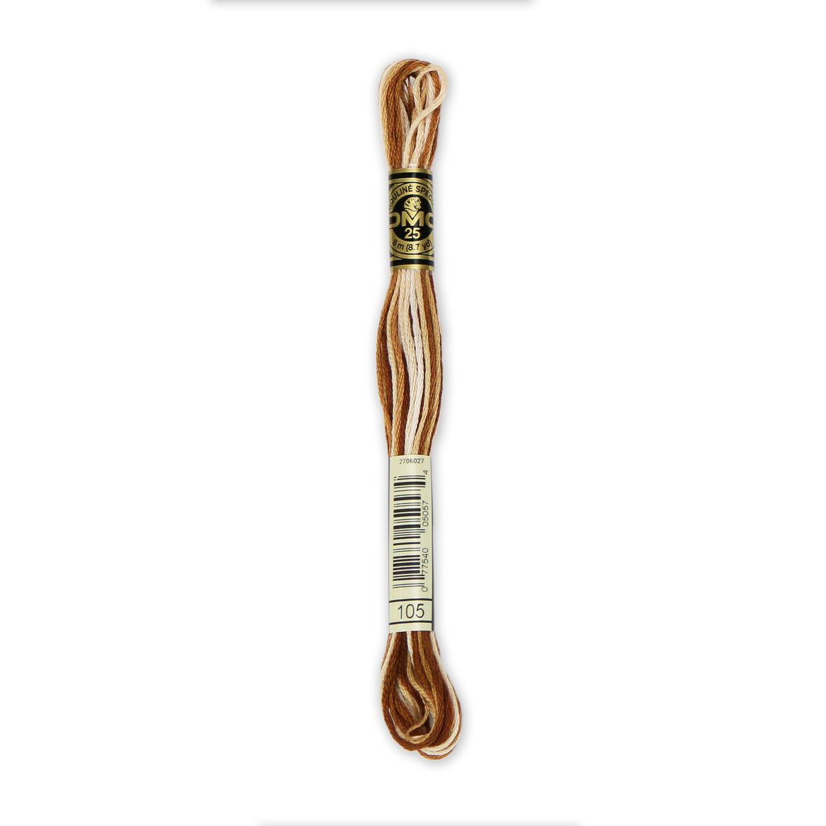 DMC 6-Strand Cotton Embroidery Floss 8.7yd - 105 Variegated Brown