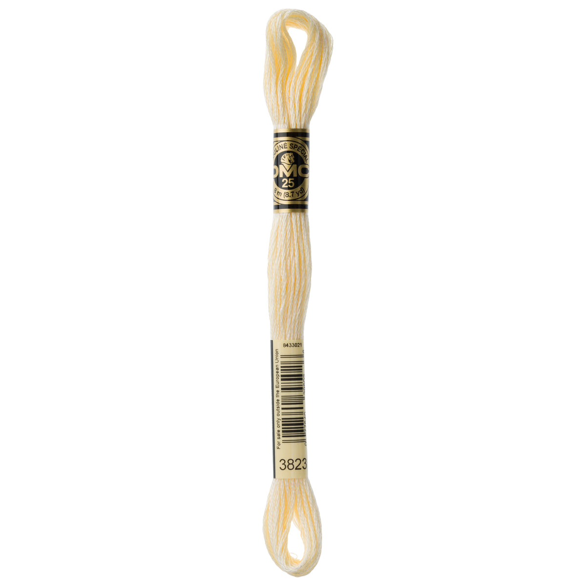 DMC 6-Strand Cotton Embroidery Floss 8.7yd - 3823 Ultra Pale Yellow