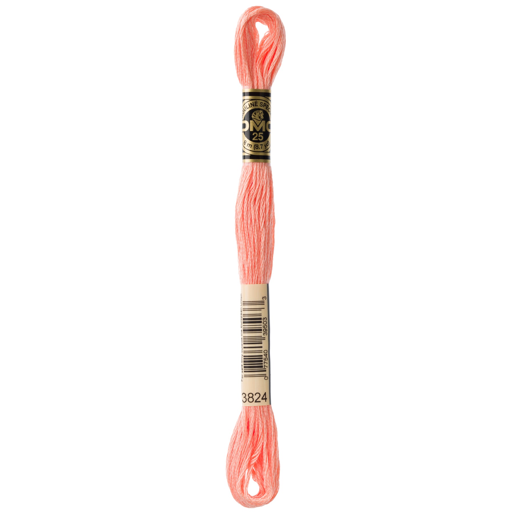 DMC 6-Strand Cotton Embroidery Floss 8.7yd - 3824 Light Apricot