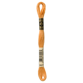 DMC 6-Strand Cotton Embroidery Floss 8.7yd - 3827 Pale Golden Brown