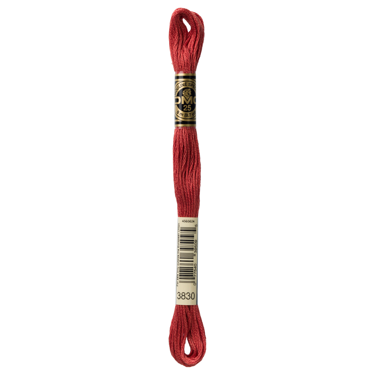 DMC 6-Strand Cotton Embroidery Floss 8.7yd - 3830 Terra Cotta