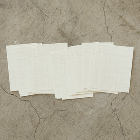 Midori Blank Monthly Calendar Stickers 5.5" x 3.9" - Pack of 16 Stickers