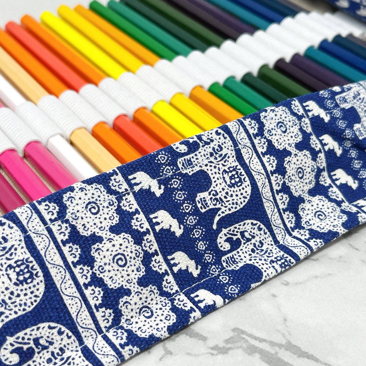 Pencil Wrap Pouch (72 slots) - Bohemian
