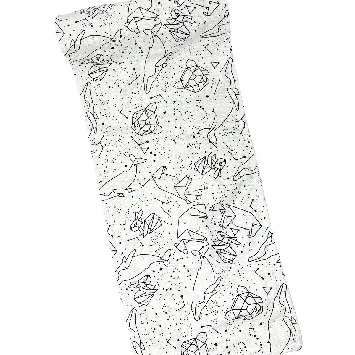 Pencil Wrap Pouch (72 slots) - Blue Elephants