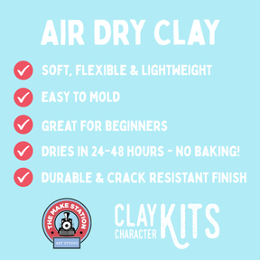 Tilly the Turtle Air Dry Clay Kit