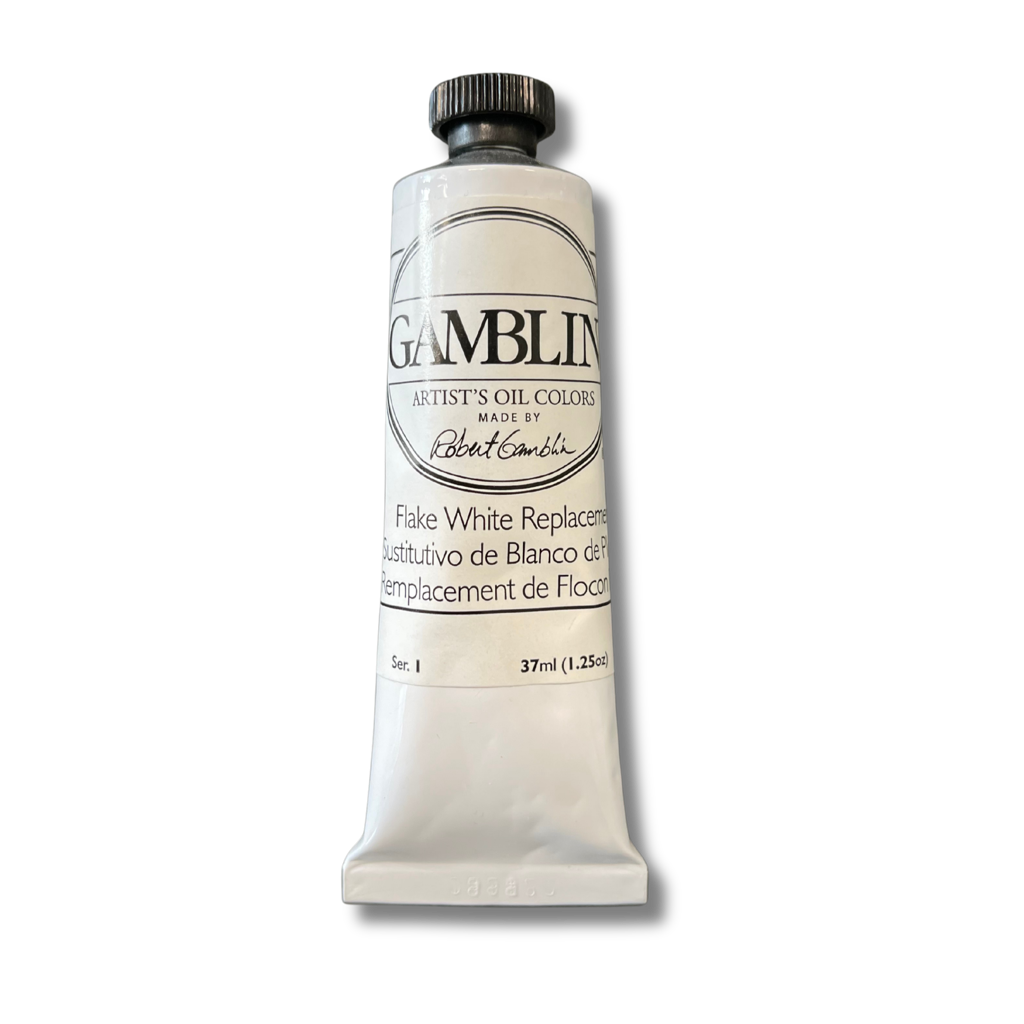 Bargain Basement - Old packaging - Gamblin Artist's Oil Colors Flake White Replacement 37 ml