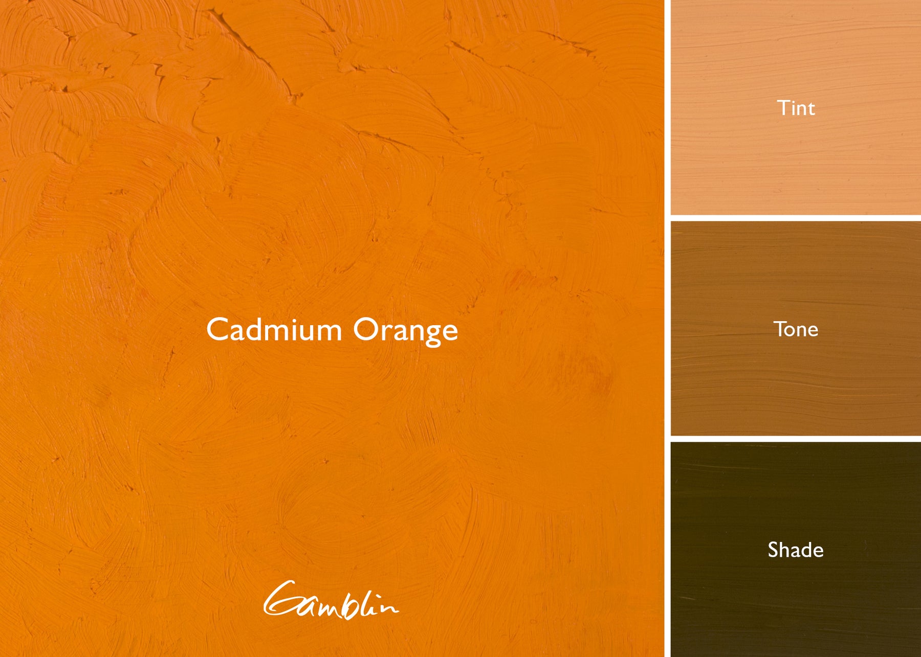 Gamblin 1980 Oil Color - 37ml - Cadmium Orange