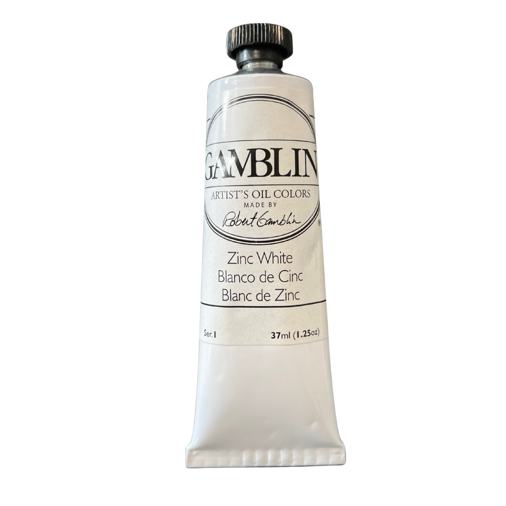 Bargain Basement - Old packaging - Gamblin Artist's Oil Colors Zinc White 37 ml