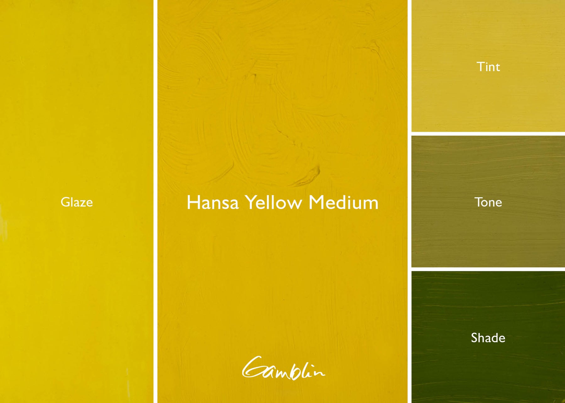Gamblin 1980 Oil Color - 37ml - Hansa Yellow Medium