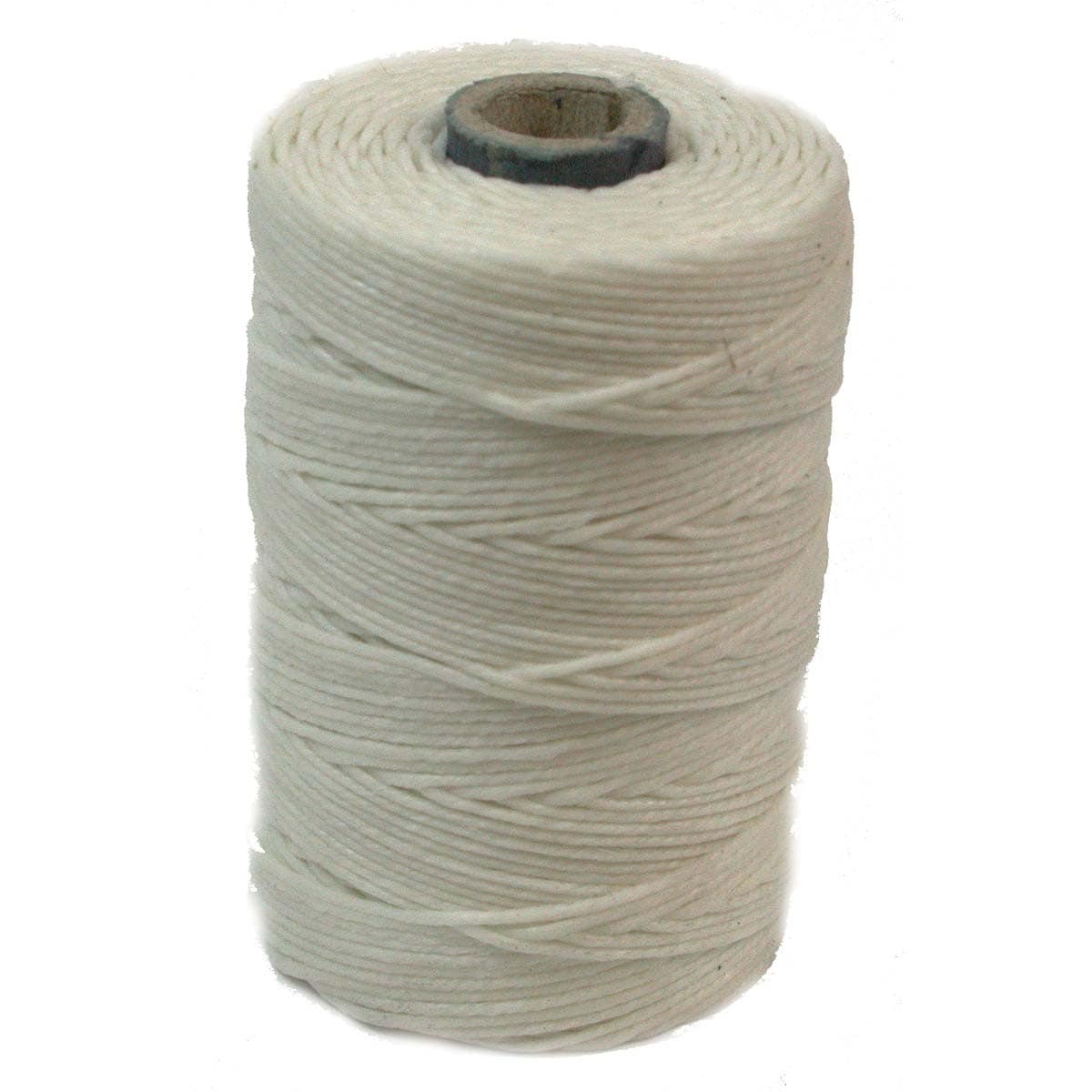 Irish Waxed Linen Thread - 3 ply 50 gm - Approx. 120 Yards - White