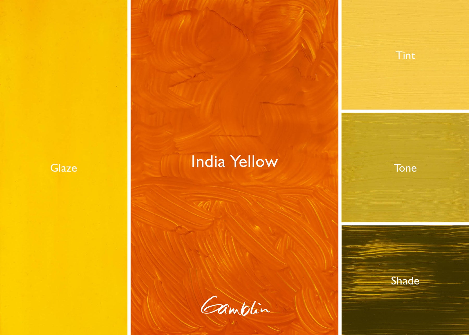 Gamblin 1980 Oil Color - 37ml - India Yellow