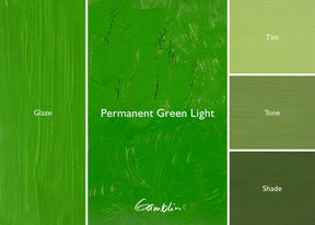 Gamblin 1980 Oil Color - 37ml - Permanent Green Light
