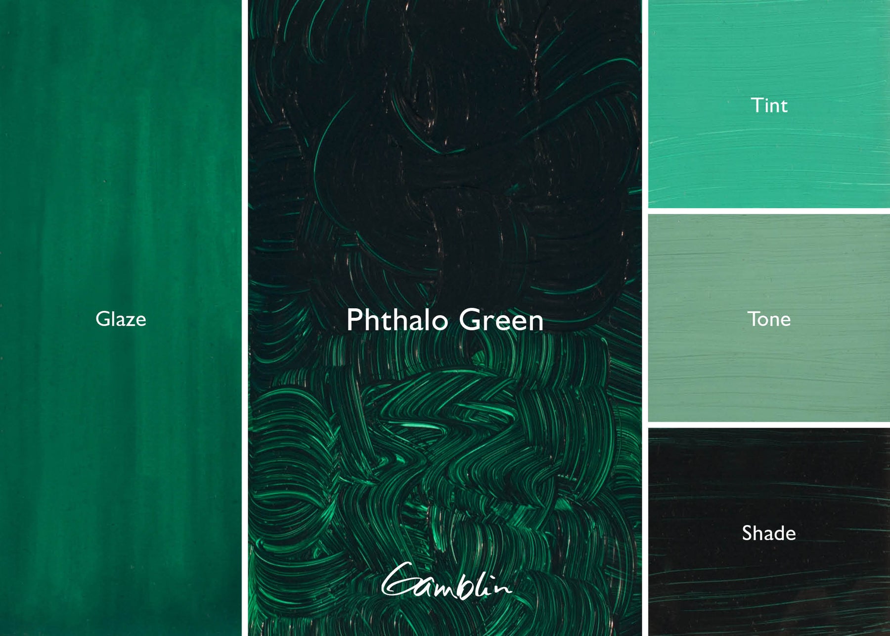 Gamblin 1980 Oil Color - 37ml - Phthalo Green