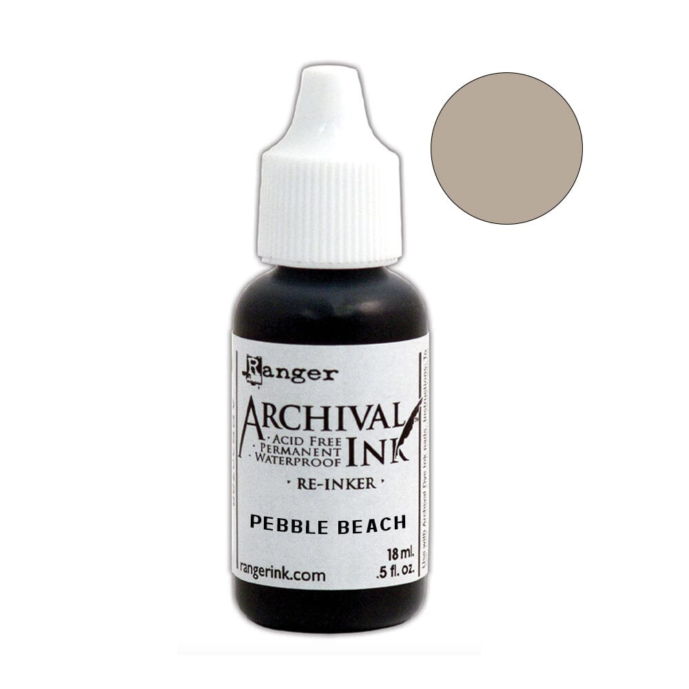 Ranger Archival Pad Reinker .5oz - Pebble Beach